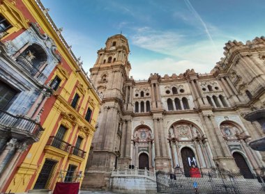 Centro Kültürel Fonlama Unicaja ve Katedral, Malaga şehri, Endülüs, İspanya