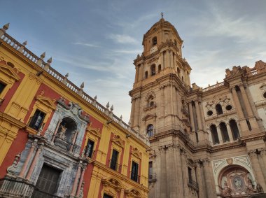 Centro Kültürel Fonlama Unicaja ve Katedral, Malaga şehri, Endülüs, İspanya