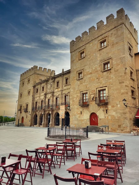Палац Ревіллаґіґедо Терас Сидрів Ґіжон Астурія Іспанія Європа — стокове фото