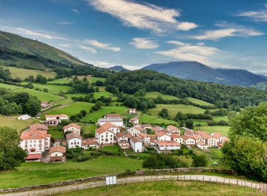 Amaiur ya da Maya köyü, Navarre, İspanya, Avrupa