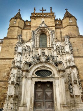 Santa Cruz Kilisesi, Praza 8 de Maio, Coimbra, Portekiz, Avrupa