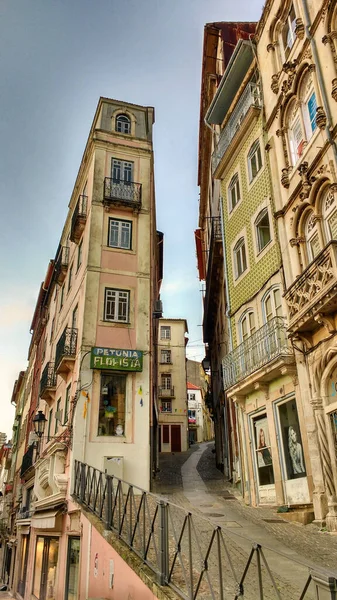 Byggnader Rua Corpo Deus Coimbra Portugal Europa — Stockfoto