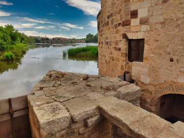 'Acenas de Olivares' (su değirmenleri), Zamora şehri, İspanya, Avrupa