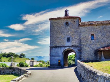 Santiago Yolundaki Virgen del Fresno Sığınağı, Grado Belediyesi, Asturias, İspanya, Avrupa