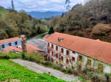 Borines bira fabrikası, Borines köyü, Asturias, İspanya, Avrupa