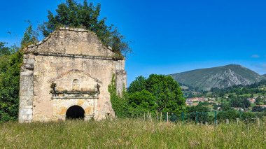 San Cipriano church ruins, Infiesto, Pilona municipality, Asturias, Spain, Europe clipart