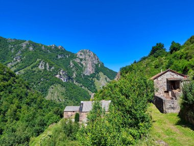 La Llamera Köyü, Somiedo Doğal Parkı ve Biyosfer Rezervi, Asturias, İspanya