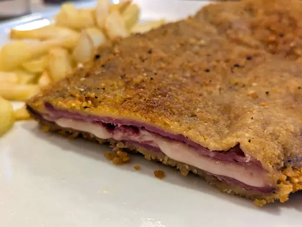 stock image 'Cachopo', typical meal un Asturias, Spain