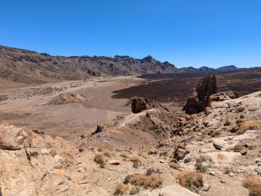 LLanos de Ucanca, Teide Ulusal Parkı, Tenerife, Kanarya Adaları, İspanya, Afrika