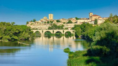 Zamora, Douro nehir kenarı, Zamora ili, İspanya 'da görüldü