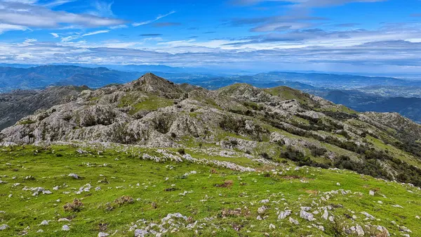 stock image Sierra del Sueve mountains, Caravia, Asturias, Spain