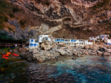 Poris de Candelaria ayrıca Prois de Candelaria köyü, Tijarafe konseyi, La Palma adası, Kanarya Adaları, İspanya, Avrupa