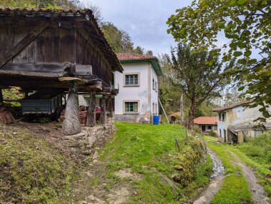 Rozapanera village is at Espinareu valley, Pilona, Spain clipart