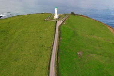 Luces lighthouse , Comarca de la Sidra, Asturias, Spain, Europe clipart