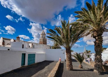 Guadalupe kilisesinin hanımı, Teguise köyü, Lanzarote, Kanarya Adaları, İspanya