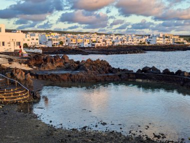 Punta Mujeres Köyü, Lanzarote, Kanarya Adaları, İspanya, Avrupa