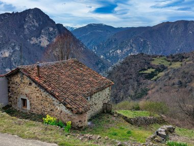 La Falguera Çoban Köyü, Somiedo Doğal Parkı ve Biyosfer Rezervi, Asturias, İspanya
