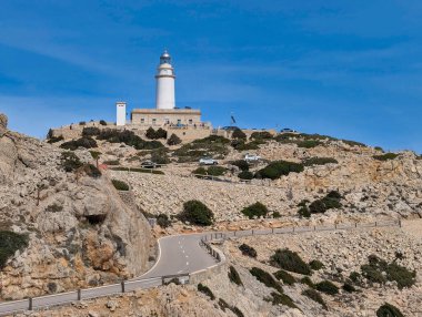 Cap Formentor, Majorca, Balear Adaları, İspanya 'daki Deniz Feneri