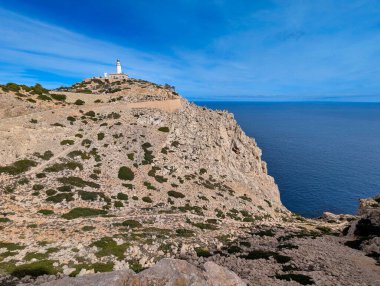 Cap Formentor, Majorca, Balear Adaları, İspanya 'daki Deniz Feneri