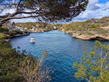 Cala Figuera Limanı, Mallorca, Mayorka, Balear Adaları, Akdeniz, İspanya, Avrupa