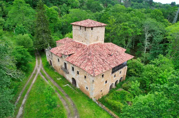 Fuensanta, Nava, Asturias, İspanya 'daki Palacio de la Ferreria' nın (14.