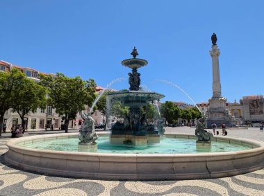 Fonte Norte do Rossio, Rossio square, Lisbon, Portugal