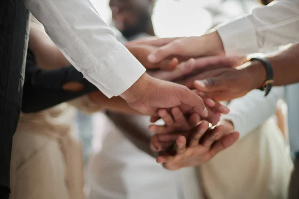 Teamwork Team Spirit Handshake Group Work Succe — Stock Photo, Image