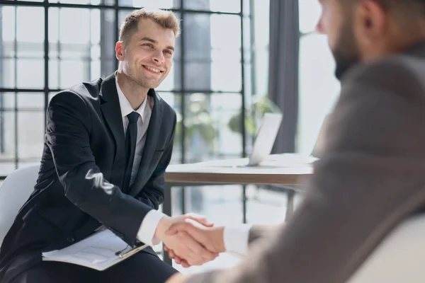 Business Handshake Pessoas Negócios — Fotografia de Stock