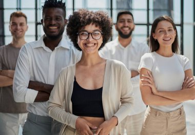 güzel bir kadın iş adamları arka yüzü