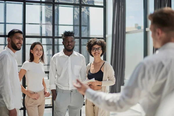 Stock image Great speakers know their audience Business Conference and Presentation