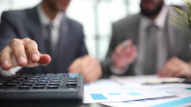 Laporan Bisnis Analitis Tempat Kerja Konsep Perencanaan Keuangan Dan Akuntansi — Stok Video