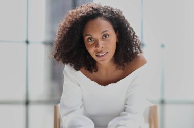 Portrait of an attractive young African American woman