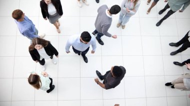 En baştan görüntüleyin. başarılı iş takım