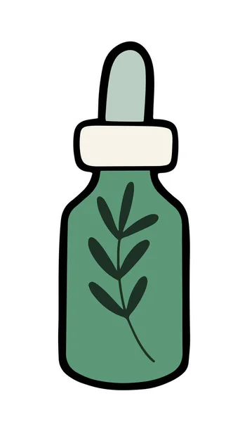 Hand Drawn Beauty Serum Treatment Isolated Vector Illustration Outline Design Royalty Free Stock Vectors