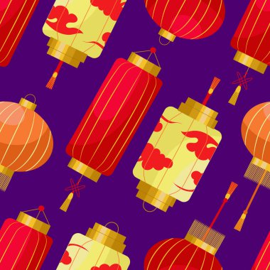 Geleneksel Çin şenlik fenerleriyle kusursuz bir model.