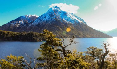 Dağların güzel manzarası
