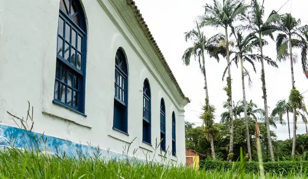 Porto de Cima Kilisesi 'nin pencereleri, Morretes Bölgesi, Paran Eyaleti, Güney Brezilya