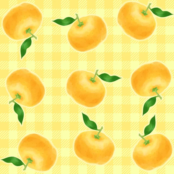 味道鲜美的柑橘花纹材料 — 图库照片