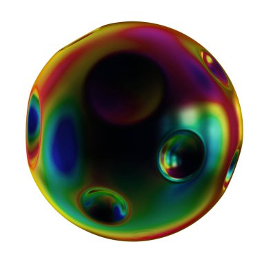 Fütüristik 3D Yapılandırılmış Geometrik Şekillerle Soyut Parlak Metalik Folyo Arkaplanı
