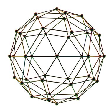Fütüristik 3D Yapılandırılmış Geometrik Şekillerle Soyut Parlak Metalik Folyo Arkaplanı