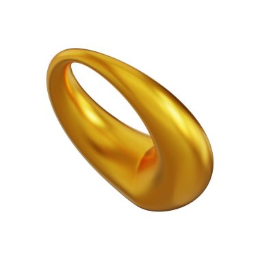 Fütürist 3D Yapılandırılmış Geometrik Şekillere sahip Soyut Altın Metalik Arkaplan