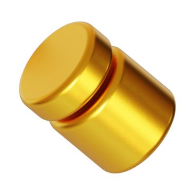 Fütürist 3D Yapılandırılmış Geometrik Şekillere sahip Soyut Altın Metalik Arkaplan