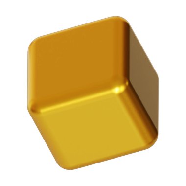 Fütürist 3D Yapılandırılmış Geometrik Şekillere sahip Soyut Altın Metalik Arkaplan