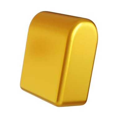 Fütürist 3D Yapılandırılmış Geometrik Şekillere sahip Soyut Altın Metalik Arkaplan