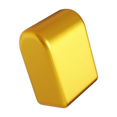 Fütürist 3D Yapılandırılmış Geometrik Şekillere sahip Soyut Altın Metalik Arkaplan