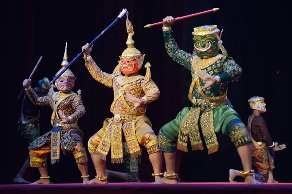 Spectacle Traditionnel Khmer Cambodge — Photo
