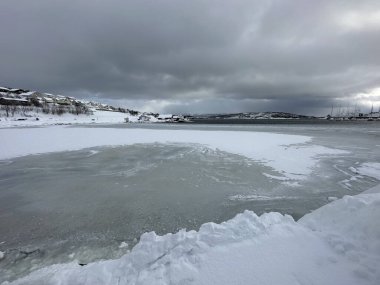 Tromso, Norveç 'te peyzajlı doğa