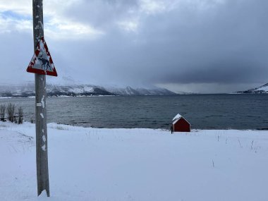 Tromso, Norveç 'te peyzajlı doğa