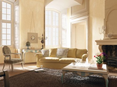 Çalışma odasının 3D canlandırması