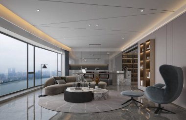 3D render çalışma office